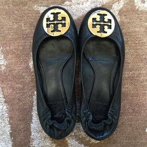 Black Tory Burch ballet flats